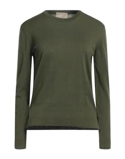 Drumohr Woman Sweater Dark Green Size S Cotton