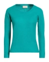Drumohr Woman Sweater Emerald Green Size S Lambswool