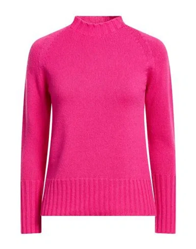 Drumohr Woman Sweater Fuchsia Size S Cashmere In Pink