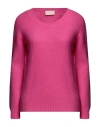Drumohr Woman Sweater Fuchsia Size Xl Lambswool In Pink