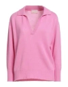 Drumohr Woman Sweater Fuchsia Size Xs Cashmere In Pink