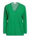 Drumohr Woman Sweater Green Size M Merino Wool