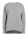 Drumohr Woman Sweater Grey Size Xs Cashmere In Gray