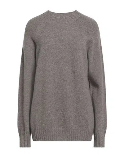 DRUMOHR DRUMOHR WOMAN SWEATER GREY SIZE XXL LAMBSWOOL