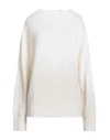 Drumohr Woman Sweater Ivory Size L Cashmere In White