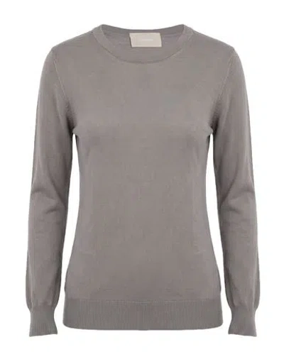 Drumohr Woman Sweater Light Grey Size Xs Super 140s Wool In Gray