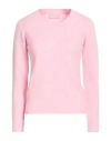 Drumohr Woman Sweater Light Pink Size S Lambswool