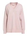 Drumohr Woman Sweater Light Pink Size S Merino Wool