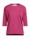 Drumohr Woman Sweater Magenta Size L Cotton