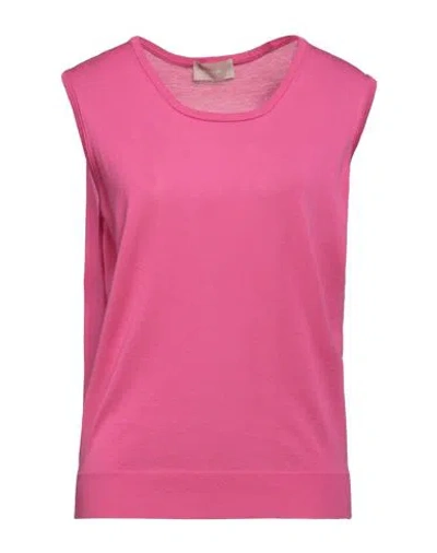 Drumohr Woman Sweater Magenta Size S Cotton