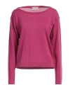Drumohr Woman Sweater Magenta Size Xs Cotton In Magenta