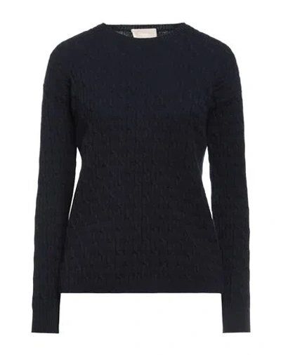 Drumohr Woman Sweater Midnight Blue Size Xs Lambswool