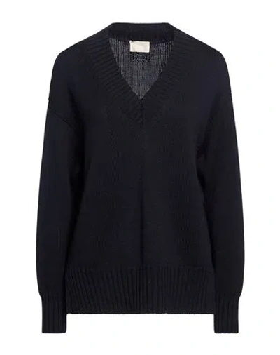 Drumohr Woman Sweater Midnight Blue Size Xs Merino Wool