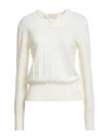 Drumohr Woman Sweater Off White Size M Merino Wool In White