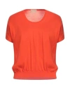 Drumohr Woman Sweater Orange Size S Cotton