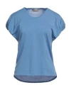 Drumohr Woman Sweater Pastel Blue Size S Cotton