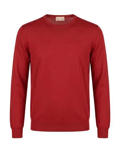 Drumohr Woman Sweater Plum Size M Merino Wool In Red