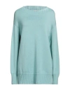 Drumohr Woman Sweater Sky Blue Size L Merino Wool