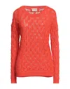 Drumohr Sweaters In Tomato Red