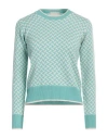 Drumohr Woman Sweater Turquoise Size M Cashmere In Blue