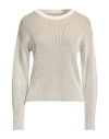 Drumohr Woman Sweater White Size S Silk, Cotton