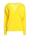 Drumohr Woman Sweater Yellow Size M Cotton
