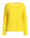 Drumohr Woman Sweater Yellow Size M Cotton