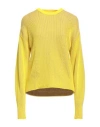 Drumohr Woman Sweater Yellow Size S Silk, Cotton