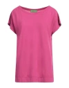 Drumohr Woman T-shirt Garnet Size S Cotton In Red