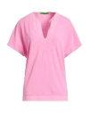 Drumohr Woman T-shirt Pink Size S Cotton In Pink