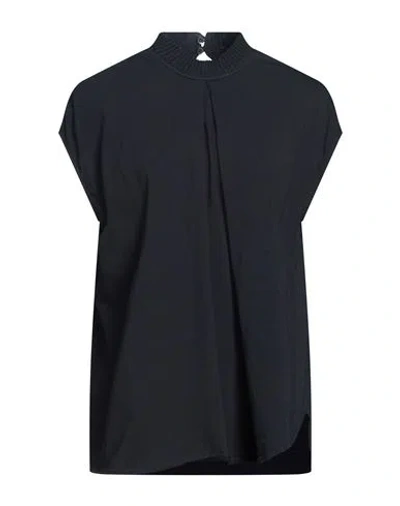 Drumohr Woman Top Black Size L Cotton