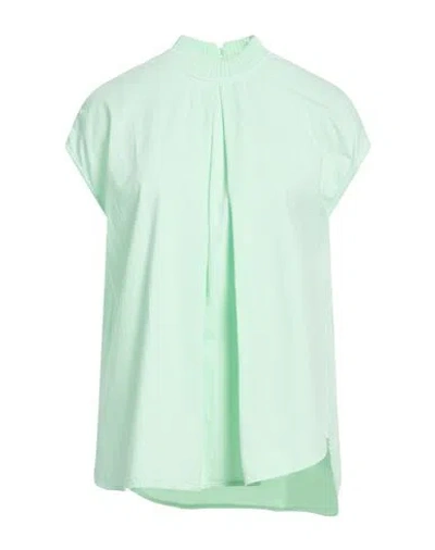 Drumohr Woman Top Light Green Size L Cotton