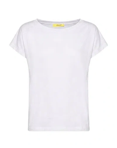 Drumohr Woman T-shirt Cream Size S Cotton In White