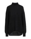 Drumohr Woman Turtleneck Black Size L Cashmere, Silk