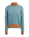 Drumohr Woman Turtleneck Brown Size L Cashmere