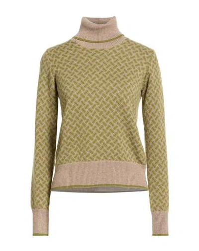 Drumohr Woman Turtleneck Green Size Xl Cashmere