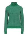 Drumohr Man Turtleneck Green Size L Cashmere In Green