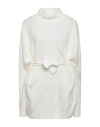 Drumohr Woman Turtleneck Ivory Size S Cashmere, Silk In White