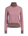 Drumohr Woman Turtleneck Pink Size L Cashmere