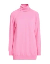 Drumohr Woman Turtleneck Pink Size S Cashmere