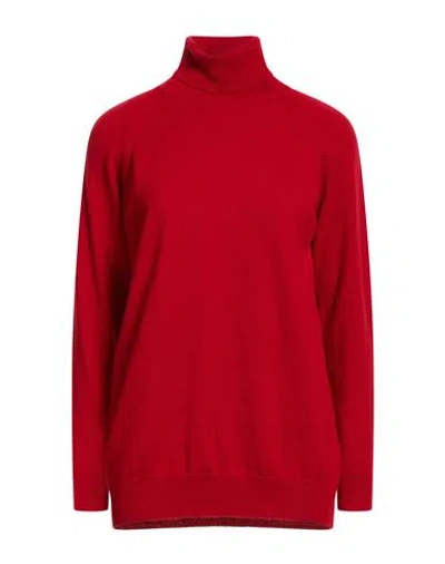 Drumohr Woman Turtleneck Red Size Xs Cashmere