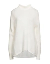 Drumohr Woman Turtleneck White Size M Cashmere, Silk