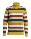 Drumohr Woman Turtleneck Yellow Size M Cashmere