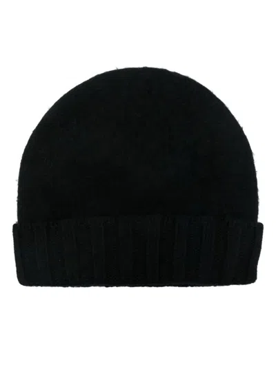 Drumohr Wool Beanie Accessories In Black