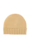 Drumohr Wool Beanie Hat In Brown