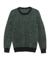 Drumohr Long Sleeve Crew Neck Sweater Clothing In Black
