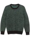 Drumohr Long Sleeve Crew Neck Sweater Clothing In Braun