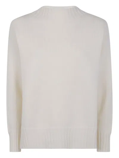 Drumohr Wool Crew-neck Sweater In Gray
