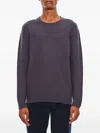 Drumohr Wool Crew-neck Sweater In Grey