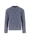 Drumohr Wool Sweater In Blue